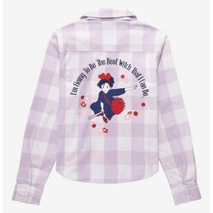 Her Universe Studio Ghibli Kiki's Delivery Service Best Witch Women's Flannel